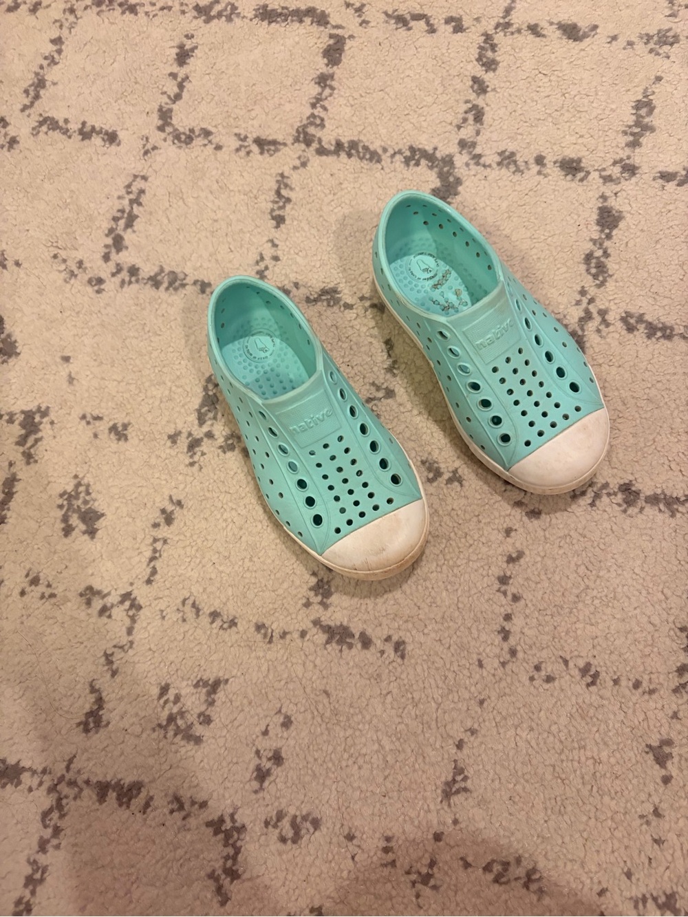 Native Shoes toddler  Slip-On Water Sneakers in light blue